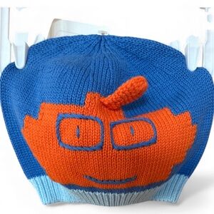 Hanna Andersson Blue and Orange Kids Hat